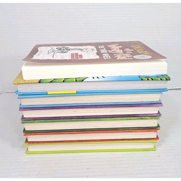 Diary of a Wimpy Kid & Dog Man Book Lot Hardcover & Paperback Collection Set - Picture 5 of 6